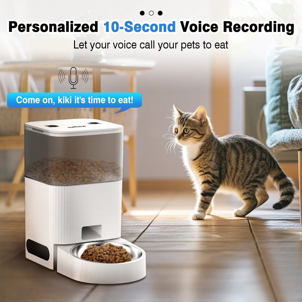 PawTreasure™ Automatic Cat Feeder