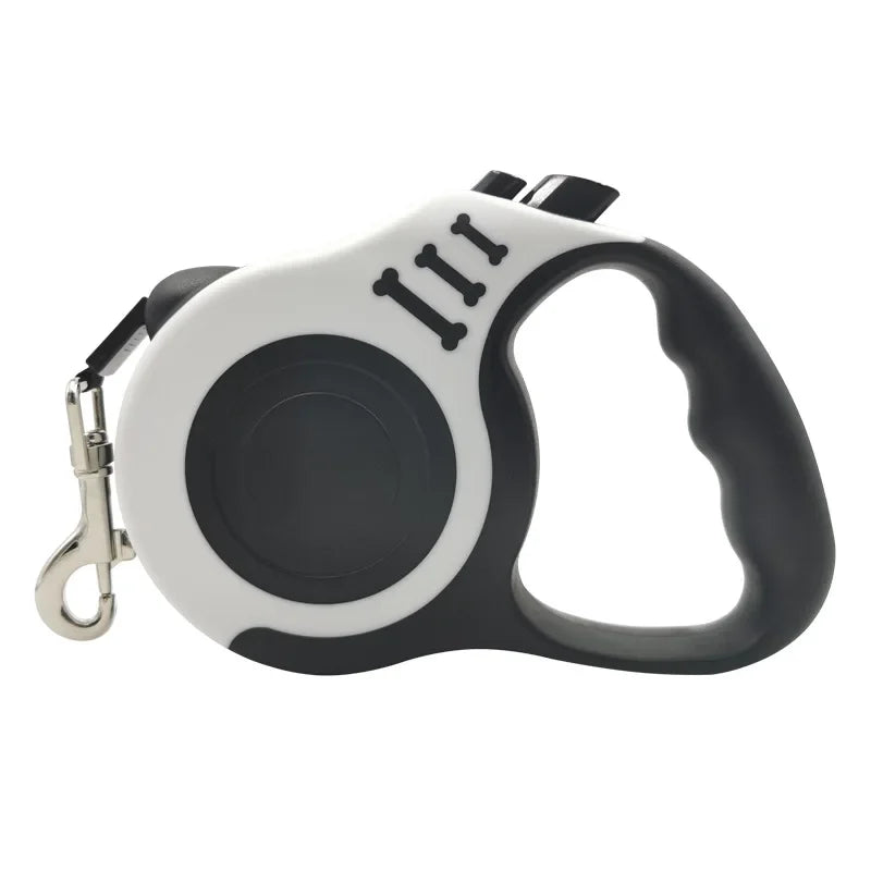 Automatic Retractable Durable Nylon Lead 3m 5m Dog Leash for Small Dogs Cat Puppy Outdoor Travel Walking Hiking Traction Rope