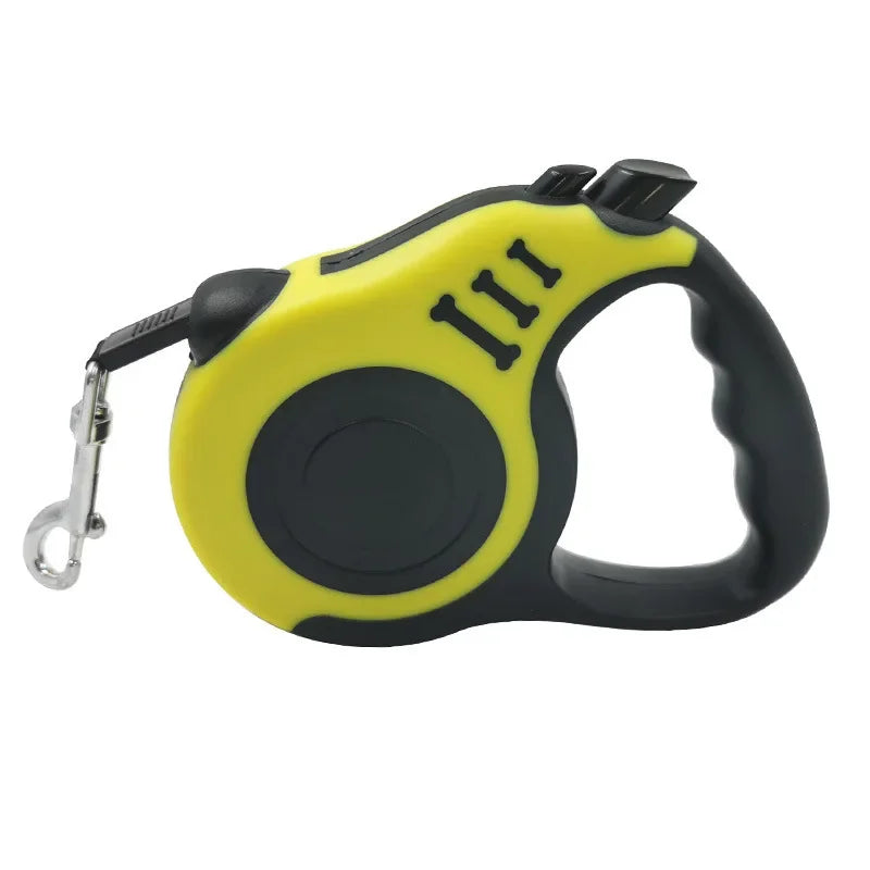 Automatic Retractable Durable Nylon Lead 3m 5m Dog Leash for Small Dogs Cat Puppy Outdoor Travel Walking Hiking Traction Rope